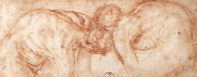Pontormo, Jacopo Two Nudes Compared Germany oil painting art